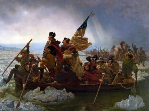 Washington cruzando el Delaware (Emanuel Gottlieb Leutze)