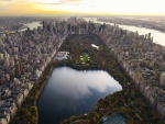 Vista de Central Park y la ciudad de Nueva York