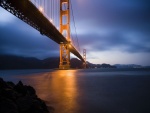 Luces sobre el puente de San Francisco