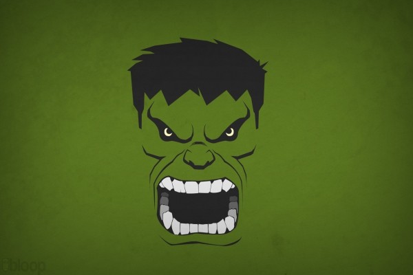 La cara de Hulk