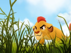 Simba aprendiendo a cazar (El Rey León)