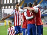 Jugadores de Paraguay felices por ganar a Jamaica (1-0) "Copa América 2015"