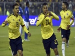 El colombiano Jeison Murillo tras meter un gol a Brasil "Copa América 2015"