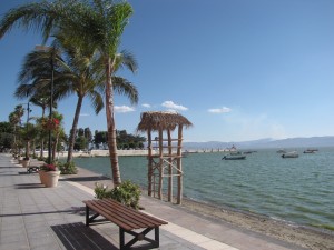 Malecón del lago Chapala (México)