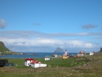 El pueblo Hvalba (Islas Feroe, Dinamarca)