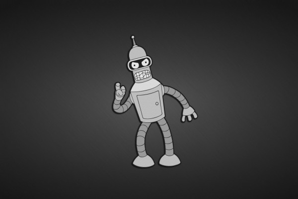 Bender, el robot de "Futurama"