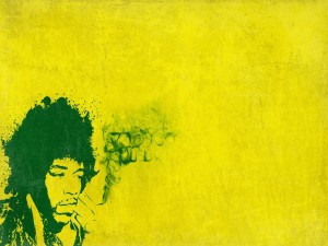 Dibujo de Jimi Hendrix