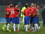 Jugadores de la Roja (Chile) en el partido contra Uruguay "Copa América Chile 2015"