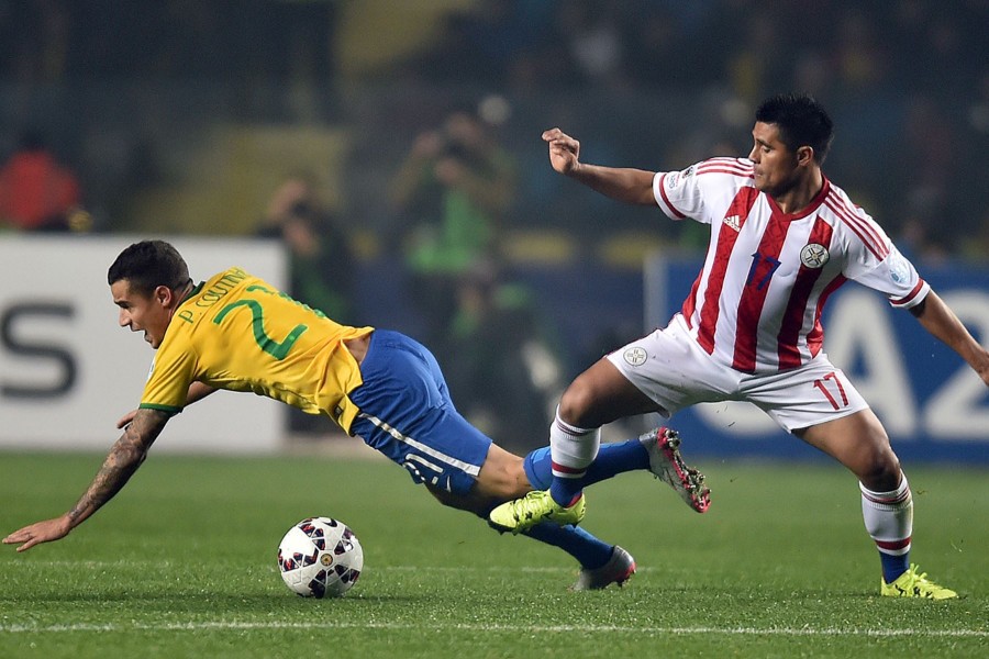 Paraguay vence a Brasil en los penales de cuartos de final "Copa América Chile 2015"