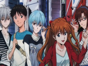 Personajes principales del popular anime "Neon Genesis Evangelion"