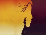 Ilustración de Katniss en "Los Juegos del Hambre"