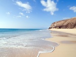 Hermosa playa en Fuerteventura (Canarias, España)