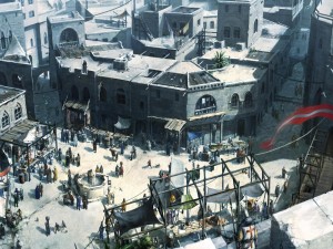 Plaza del mercado de la ciudad de Acre "Assassin's Creed"