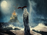 Ilustración de Daenerys "Madre de Dragones" (Juego de Tronos)