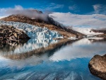Espectacular glaciar en Groenlandia