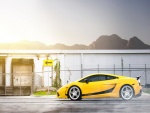 Lamborghini Gallardo Superleggera de color amarillo