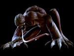 Uno de los monstruos de la serie de videojuegos "Resident Evil"