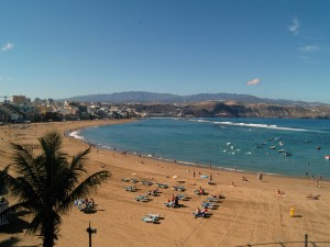 Bonito día en la playa de Las Canteras (Gran Canaria)