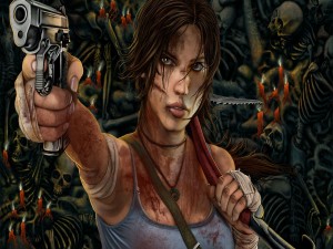 Lara Croft en "Tomb Raider Survivor"