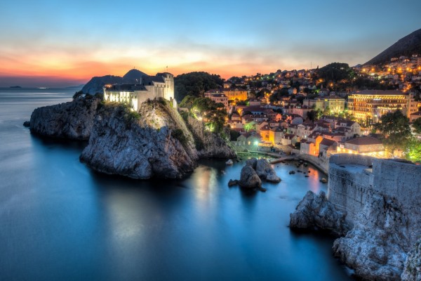 Luces en Dubrovnik