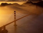 Bruma sobre el puente de San Francisco