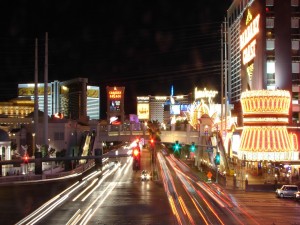 Una calle de Las Vegas