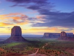 Hermosa vista de Monument Valley
