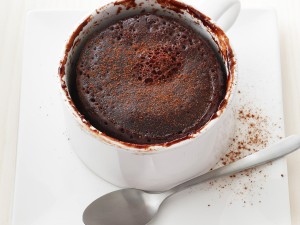Un mug cake de chocolate