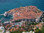 Vista aérea de Dubrovnik (Croacia)
