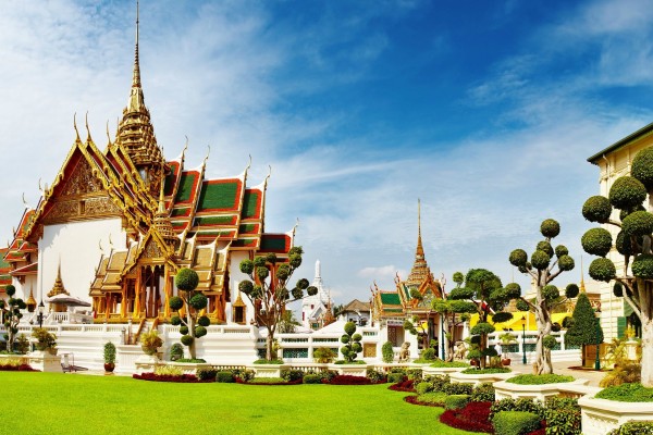 Hermoso templo tailandés