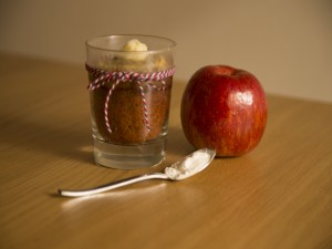 Mug cake de manzana