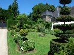 Jardín junto al castillo de la Ballue (Francia)