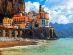 La bella Atrani (Costa de Amalfi, Italia)