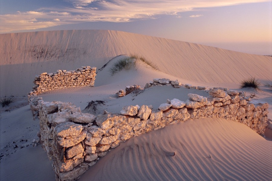 Ruinas en el desierto