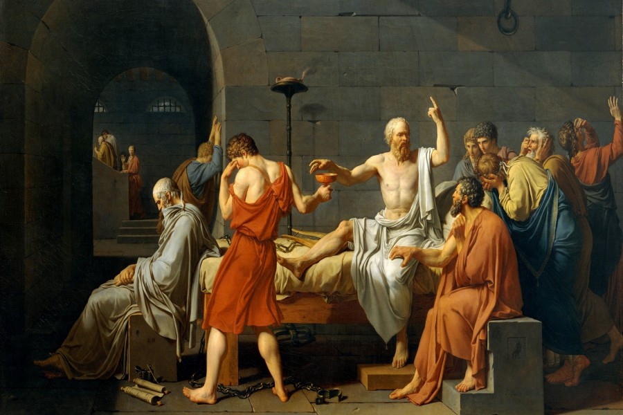 La muerte de Sócrates (Jacques-Louis David)