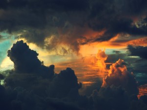 Colores entre las nubes