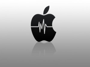 Pulso en un icono de Apple