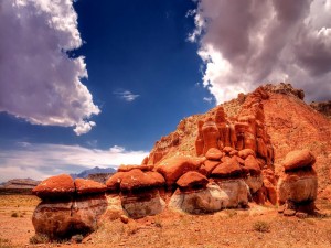 Rocas en el desierto