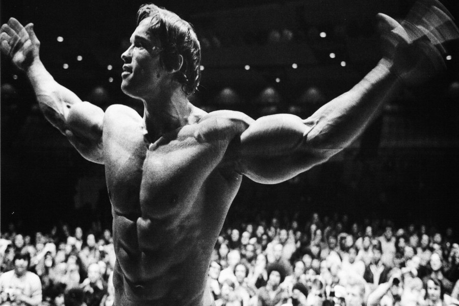 Un musculoso Arnold Schwarzenegger