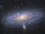 Observando la galaxia de Andrómeda