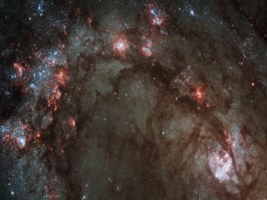 Zona de una galaxia espiral