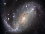 Vista de una galaxia espiral