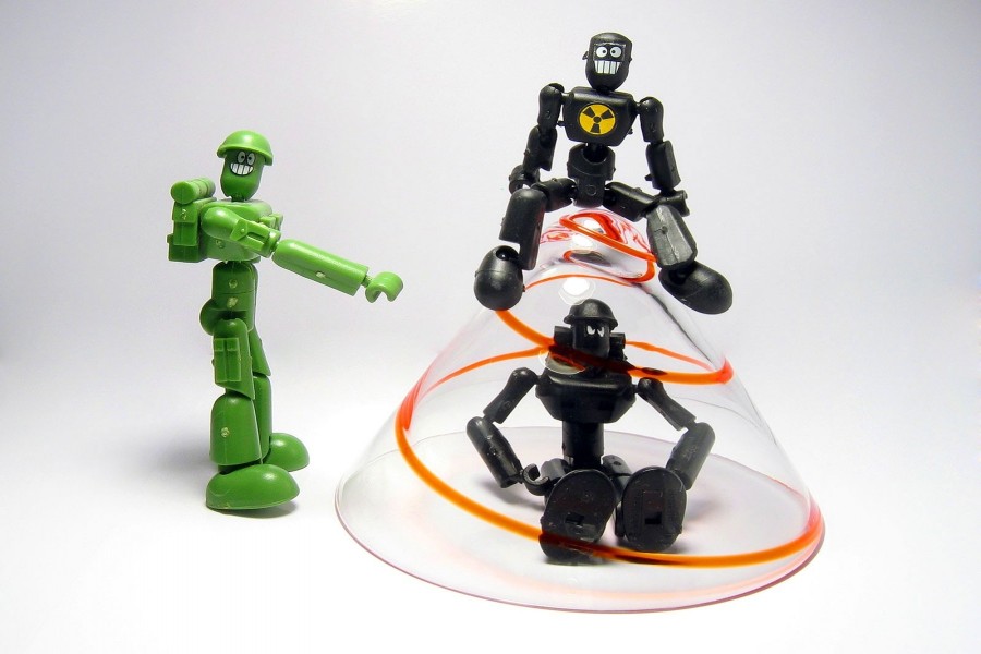 Robots jugando