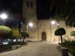 Vista nocturna de la Iglesia de Santiago (Ciudad Real)