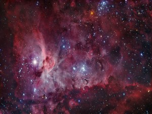 Bonita nebulosa en el espacio