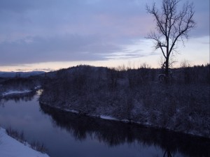Río en invierno