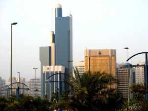 Rascacielos en la ciudad