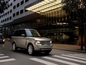 Range Rover de color gris
