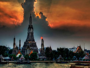Bonita vista de Bangkok