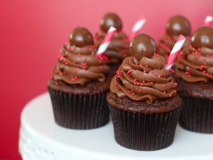 Cupcakes de chocolate